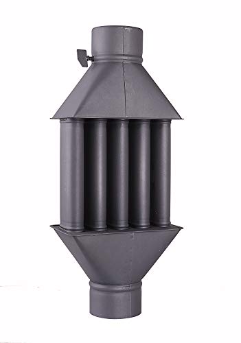 Intercambiador de calor de chimenea Diplomat/Intercambiador de aire caliente, enfriador de gas de escape, diámetro de 130 m, 5 tubos con amortiguador