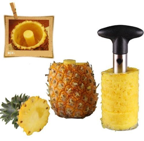 Itian Inoxidable Pelador de Piña de Aero para Trabajo Pesado Máquina de Cortar y De-Cortador