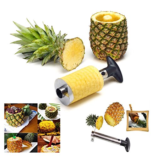 Itian Inoxidable Pelador de Piña de Aero para Trabajo Pesado Máquina de Cortar y De-Cortador