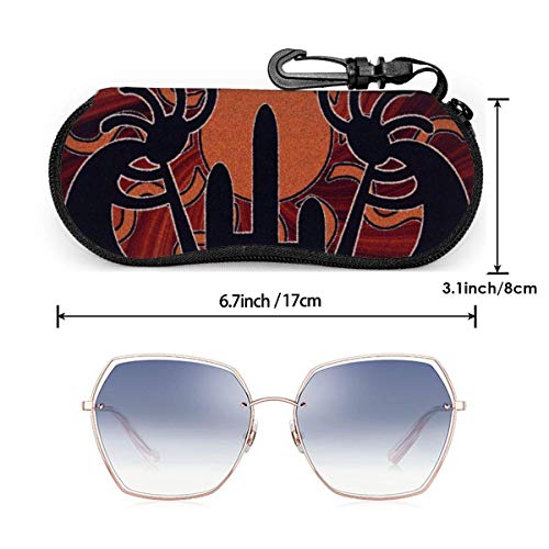 IUBBKI Estuche para gafas de sol, bandera de las Islas Vírgenes de los Estados Unidos, blanco, talla única