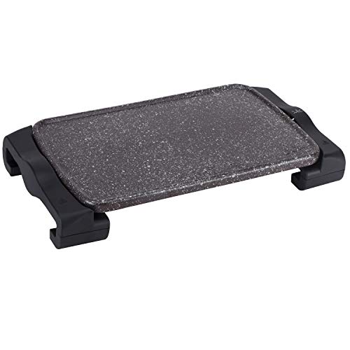 Jata GR669 Plancha de Asar de Terracota Superficie 46 x 28 cm que No se raya Para Cocinar Carnes y Pescados Fabricada Artesanalmente en España