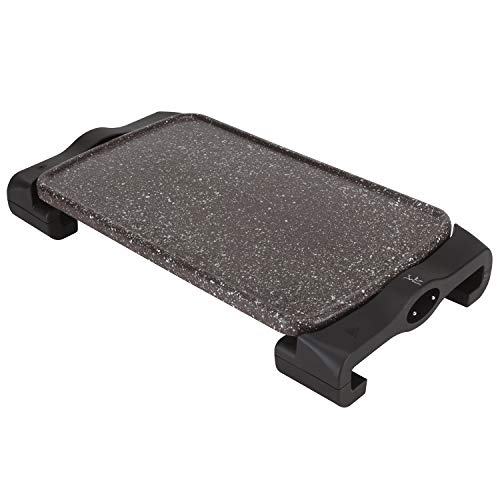 Jata GR669 Plancha de Asar de Terracota Superficie 46 x 28 cm que No se raya Para Cocinar Carnes y Pescados Fabricada Artesanalmente en España