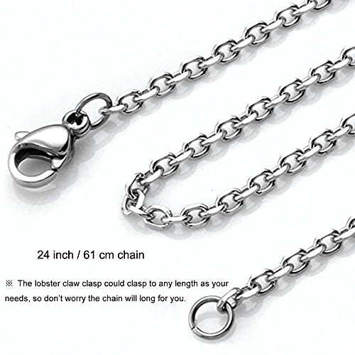 joymiao Árbol de la Vida Aromaterapia Difusor de Aceite Esencial Locket Collar 316L Surgical Grade Joyas de Acero Inoxidable 24"Cadena con 8 Felt Pads de Color