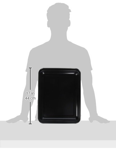 Kaiser Delicious Bandeja Horno, Metal, Negro, 39 x 30 x 6 cm