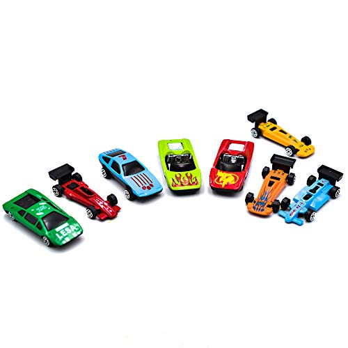 KandyToys Kids Die Cast Metal Toy Cars - 36 Piezas de Coches de Carreras, Paquete de Coches de Juguete Convertible
