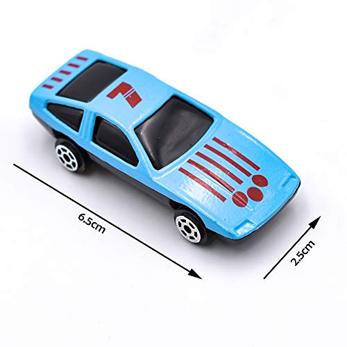 KandyToys Kids Die Cast Metal Toy Cars - 36 Piezas de Coches de Carreras, Paquete de Coches de Juguete Convertible
