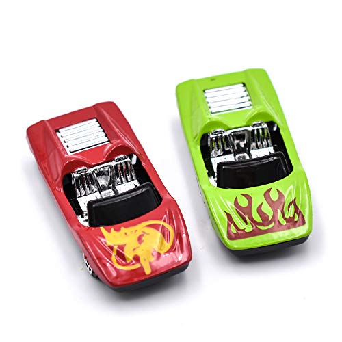 KandyToys Kids Die Cast Metal Toy Cars - 36 Piezas de Coches de Carreras, Paquete de Coches de Juguete Convertible