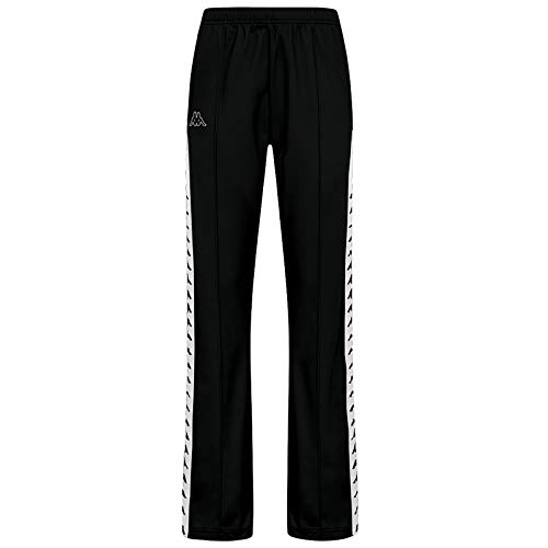 Kappa Wastoria Snaps Pantalón, Mujer, Negro, L
