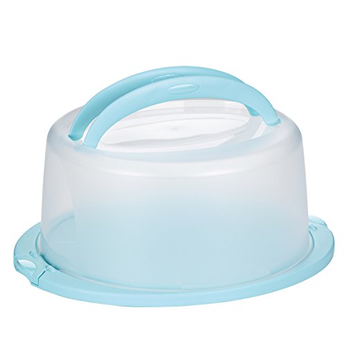 kela Tarta Contenedor, Deli, plástico, 312170, Color Azul Pastel