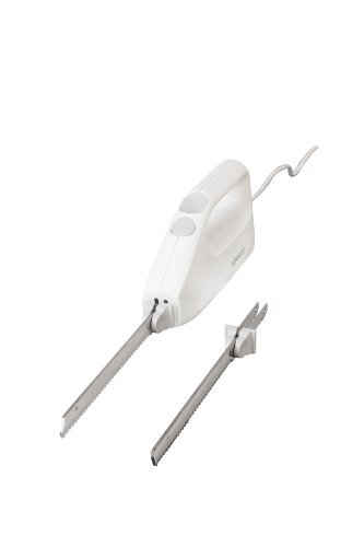 Kenwood KN 650 Cuchillo eléctrico con cuchilla para productos congelados, 100 W, color blanco