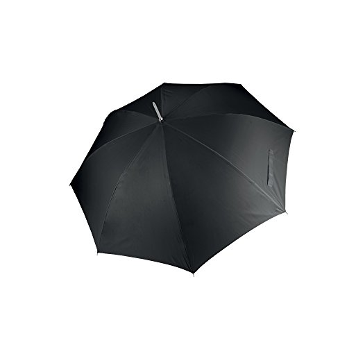 Kimood - Paraguas para golf apertura automática unisex (Talla Única/Negro/rojo)