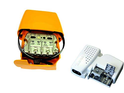 KIT AMPLIFICADOR DE MASTIL 30DB + MEZCLA SAT +FUENTE DE ALIMENTACION TELEVES 5616 + 5796