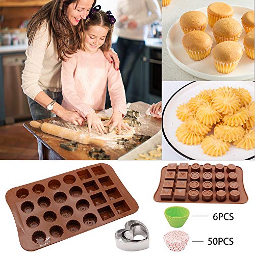 Kit de decoración de tartas, 159 piezas de decoración de cupcakes para principiantes y principiantes de galletas, suministros para decoración de tartas y herramientas, 24 puntas rusas