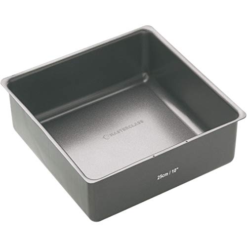 Kitchen Craft Master Class - Molde cuadrado (superficie antiadherente, 25 cm)