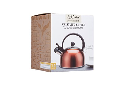 Kitchencraft Hervidor de Agua con Silbato, Acero, 68x7.45x1.23 cm