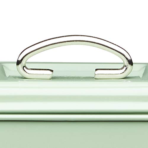 Kitchencraft Living Nostalgia lata para galletas Metal, 14,5 x 19 cm (6 "x 7.5") – English Sage, acero, verde, 14 x 14 x 19 cm