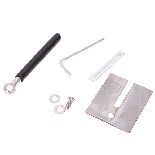 KKmoon Kit de Afilador de Cuchillos de Angulo Fijo Mejorado Piedras de Afilar de Full Metal Stainless Steel Professional