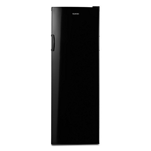 Klarstein Bigboy - Nevera, Nevera independiente, 335 L, 175 cm largo, 60 cm ancho, 6 Pisos, Cajón para verduras, Puerta de apertura intercambiable, Aspecto elegante, Independiente, Negro