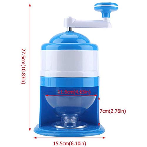 KPTKP Raspador de Cono de Nieve Manual Máquina de Hielo Manual Máquina de Hielo Manual Mini máquina de Hielo pequeña Trituradora de Hielo en casa para niños Rompehielos