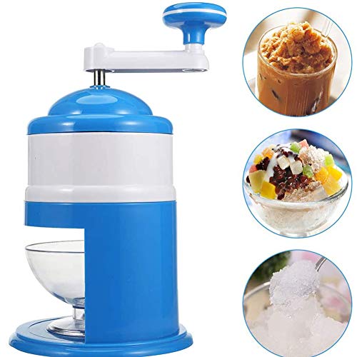 KPTKP Raspador de Cono de Nieve Manual Máquina de Hielo Manual Máquina de Hielo Manual Mini máquina de Hielo pequeña Trituradora de Hielo en casa para niños Rompehielos