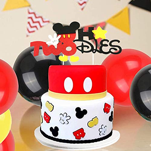 Kreatwow Mickey Oh Twodles Cake Topper 2nd Birthday Party Supplies Decoraciones para Pasteles