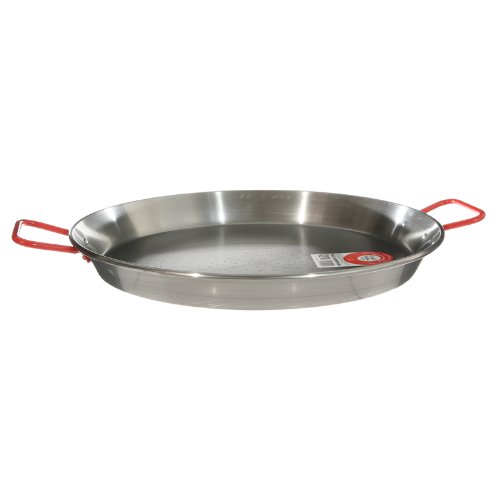 LA IDEAL - Paellera valenciana para 3 personas, 28 cm, Gris