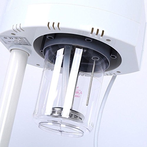 Lámpara de 3 aumentos con vapor, sauna facial con ozono, equipo vaporizador profesional ajustable, para peluquería y estética