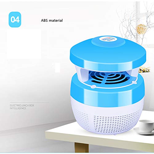 Lámpara Mosquito Killer - Lámpara silenciosa con trampa para mosquitos Fotocatalizador Mosquito Killer, Trampas eléctricas para insectos, Cobertura 360 ° Lámpara Mosquista Zapper-Pink