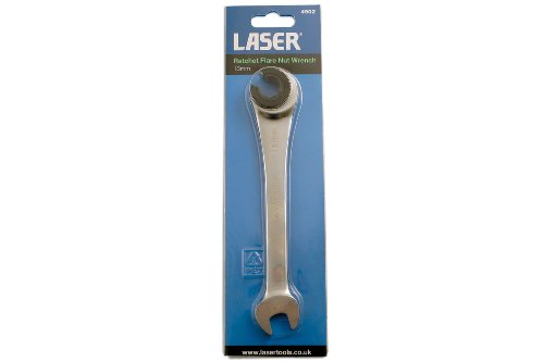 Laser 4902 - Llave de boca fija y de carraca (13 mm)