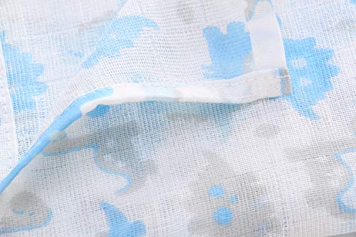 LAT 4 pcs Mantas Bebé,Muselina Manta Bebé 70cm x 70 cm, 100% Algodón Toalla Facial Infantil, Paños Muselina Bebe (Boys)