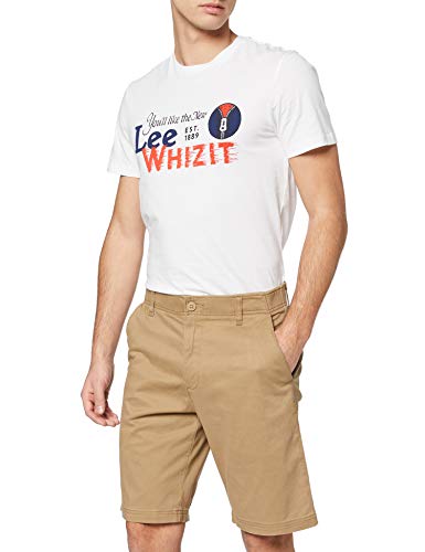 Lee Extreme Motion Short Pantalones Cortos, Verde (Khaki 08), 58 (Talla del Fabricante: 34) para Hombre