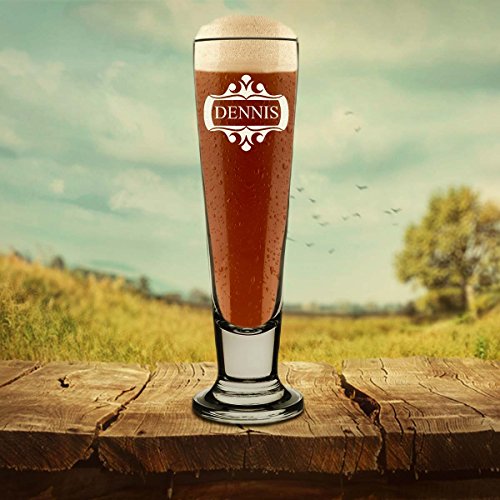 Leonardo Pils – Vaso de cerveza (0,3 l, con GRATIS GRABADO)