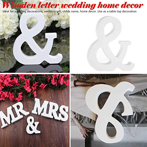 Letra de madera decorativa, ideal para bodas, fiestas, cumpleaños o decoración del hogar