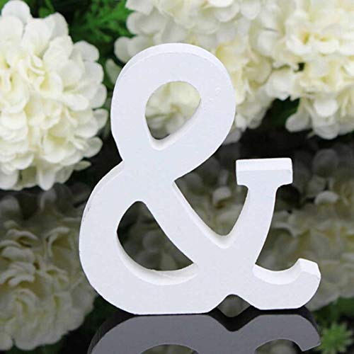 Letra de madera decorativa, ideal para bodas, fiestas, cumpleaños o decoración del hogar