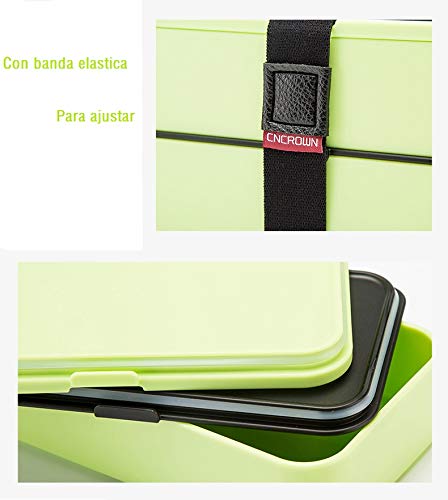 LEYENDAS Bolsa Térmica Porta Alimentos con 2 fiambreras y 1 contenedor para liquido incluidos (VERDE)