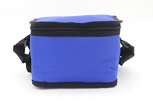 Leyendas Lunch Bag Bolsa Nevera Termica Porta Alimentos 2 litros Tamaño Capacidad de 6 latas, Transporte de Bebidas Frías o Alimentos. (Azul Marino)