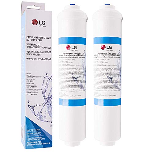 LG 5231JA2010B-2PK Cartucho de Repuesto Del Filtro de Agua, Caja de 2