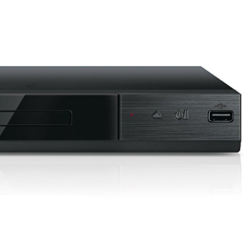 LG DP132 - Reproductor de DVD con entrada USB y RCA (formatos AVCHD, DIVX, DIVX HD, MPEG2, MPEGA), color negro