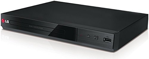 LG DP132 - Reproductor de DVD con entrada USB y RCA (formatos AVCHD, DIVX, DIVX HD, MPEG2, MPEGA), color negro