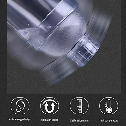 Limeow Coctelera de Plástico para Cócteles para Mezclador de Vino para Herramientas de Barra de Bebidas Coctelera de Plástico para Cóctel Mezclador de Plástico con Medida Herramienta de Barman