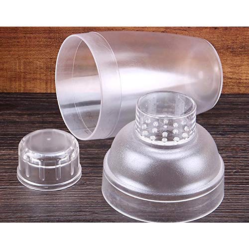 Limeow Coctelera de Plástico para Cócteles para Mezclador de Vino para Herramientas de Barra de Bebidas Coctelera de Plástico para Cóctel Mezclador de Plástico con Medida Herramienta de Barman