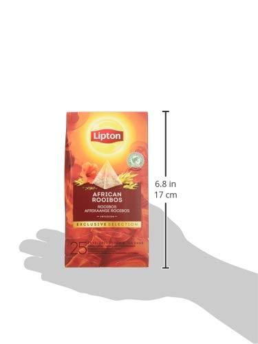 Lipton Selección Exclusiva Infusión African Rooibos, Caja Con 6x25 Pirámides