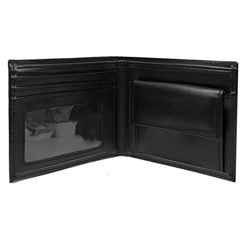 Liverpool FC - Cartera oficial con el escudo grabado - Negro - Negro