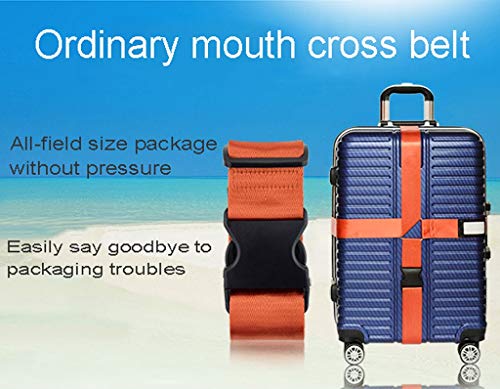 LLXLD Consignación de Equipaje Nylon Reforzado Antirrobo Antirrobo Trolley Case Strap Paquete Personalizado Cruzado de fábrica