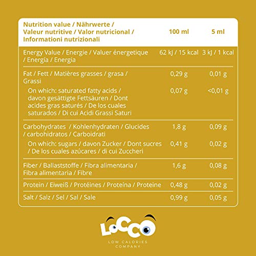 LOCCO - Salsa de curry indio sin azúcar baja en calorías