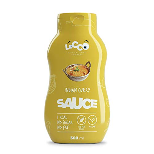 LOCCO - Salsa de curry indio sin azúcar baja en calorías