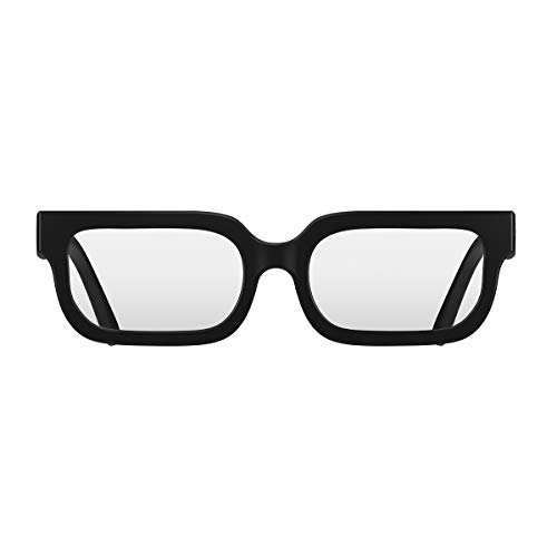 LONDON MOLE Eyewear | ICY Gafas de Lectura | Cool Readers | Hombres Mujeres Unisex | Negro Mate | +2.0