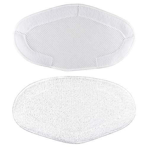 Lote de 6 mopas reutilizables para vaporetto y cepillo vaporforce de repuesto para PAEU0332 - Vadros de repuesto lavables para Polti Vaporetto Cepillo Vaporforce (6 unidades para Polti)