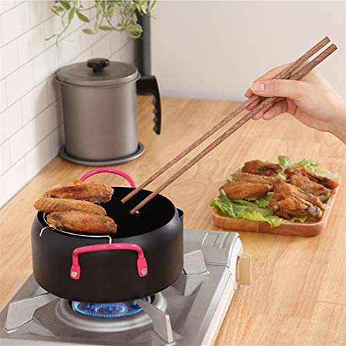 Love Your Kitchen Aceite de Cocina Almacenamiento de Grasa Keeper, Aceite de Grasa colador Recipiente con Filtro para freír Profundo (Gris - 1.6L)