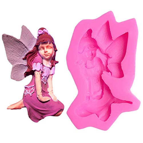 Lovelegis Molde de Silicona de Rodillas de Hadas - Pasta de azúcar - fondants - Pasteles - panqueques - Muffins - Decoraciones - Uso de Alimentos - Cocina - Regalo de cumpleaños